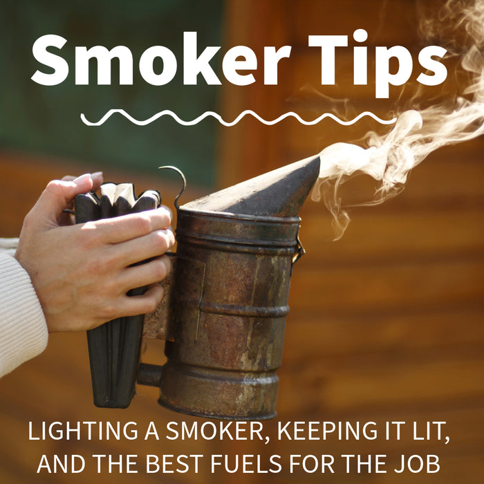 lighting a smoker