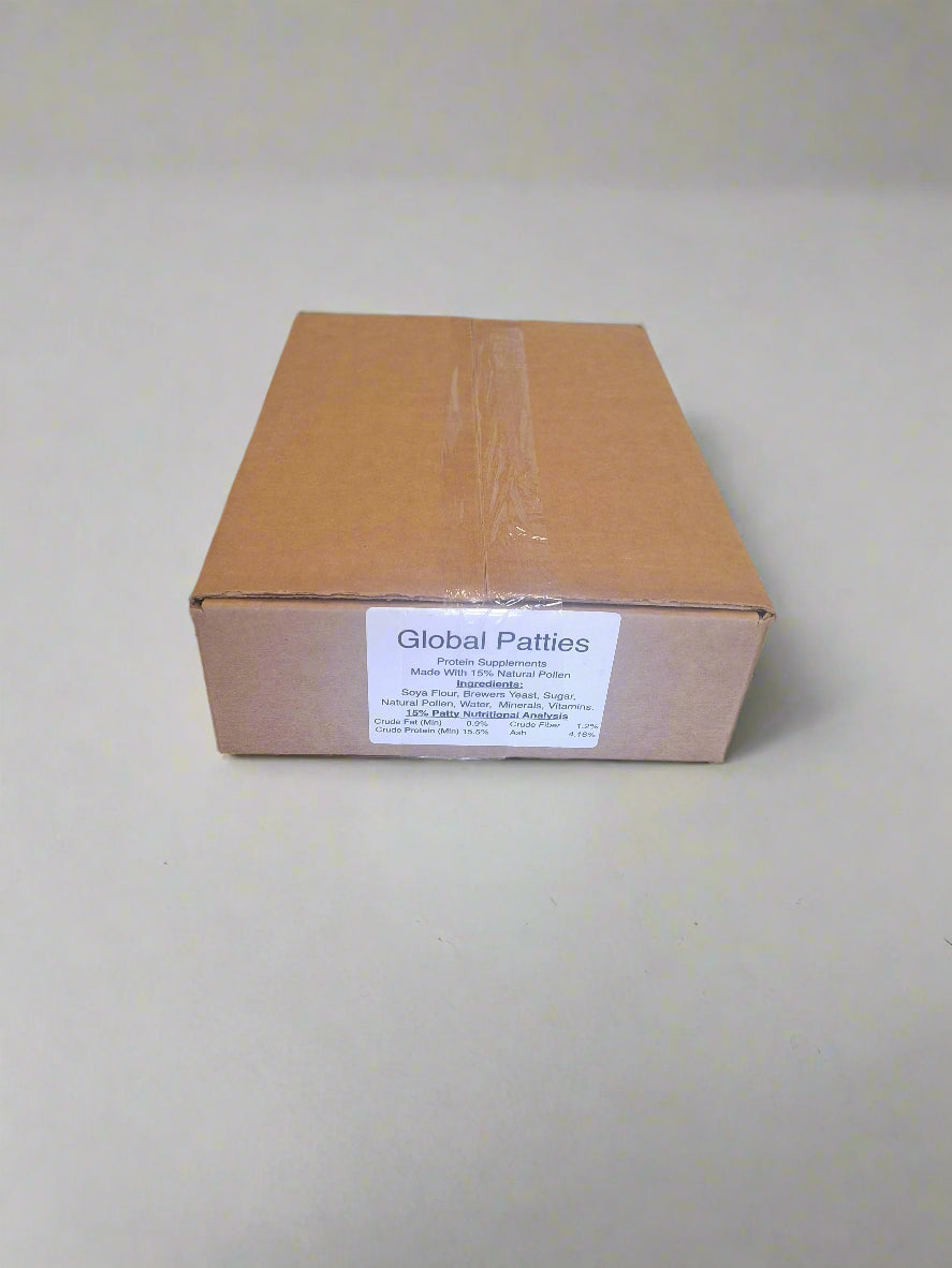 Tortitas de polen global de 10 lb con 15 % de polen real estándar