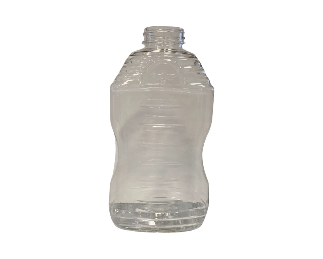 2lb.  Plastic Squeeze Honey Bee Bottle without Lids 12 pk