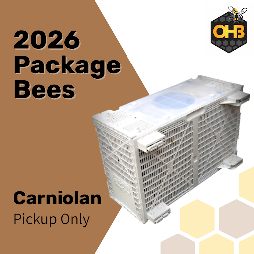 2026 OHB Carniolan Package Bees PICK-UP