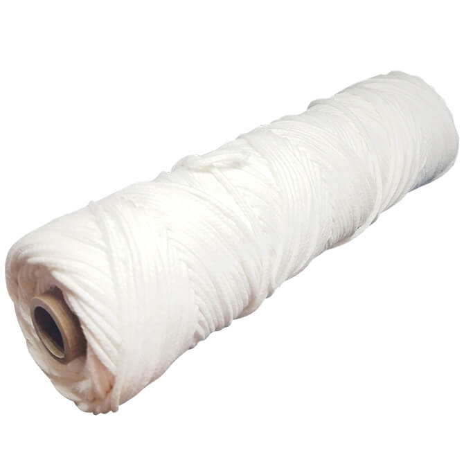 30 Feet Candle Wicking 2/0 Square Braid