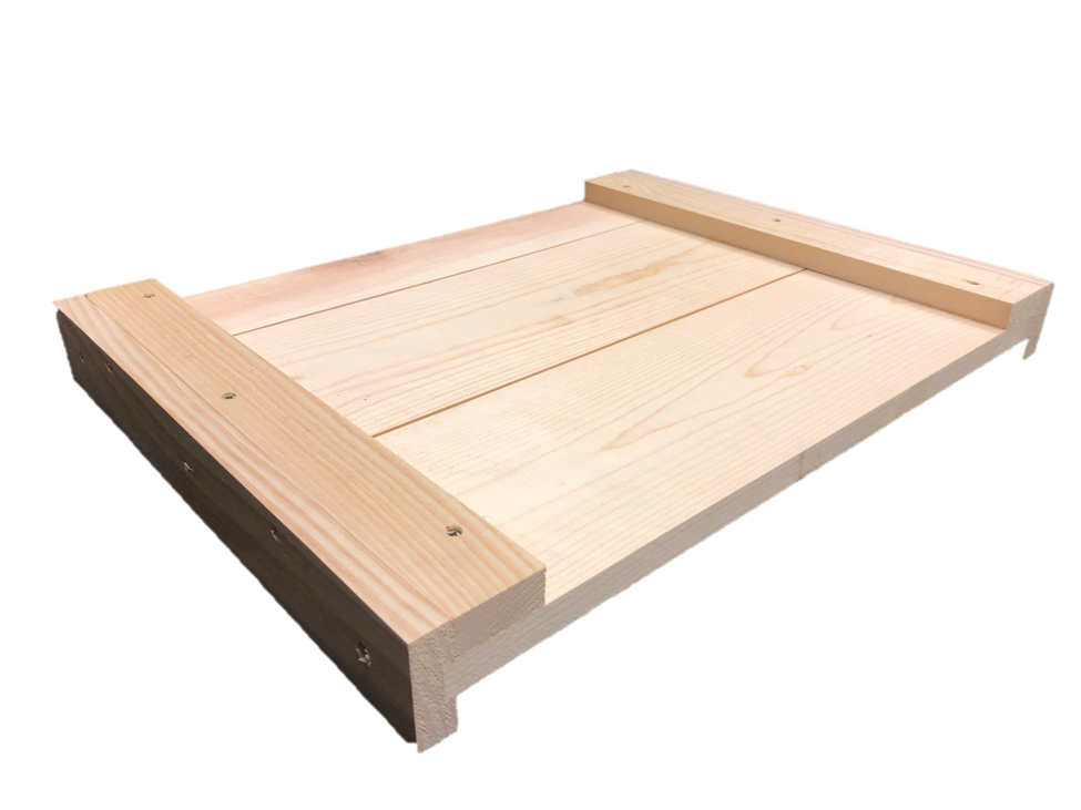 A durable and protective 10 Frame Migratory Top Cover for your beehive