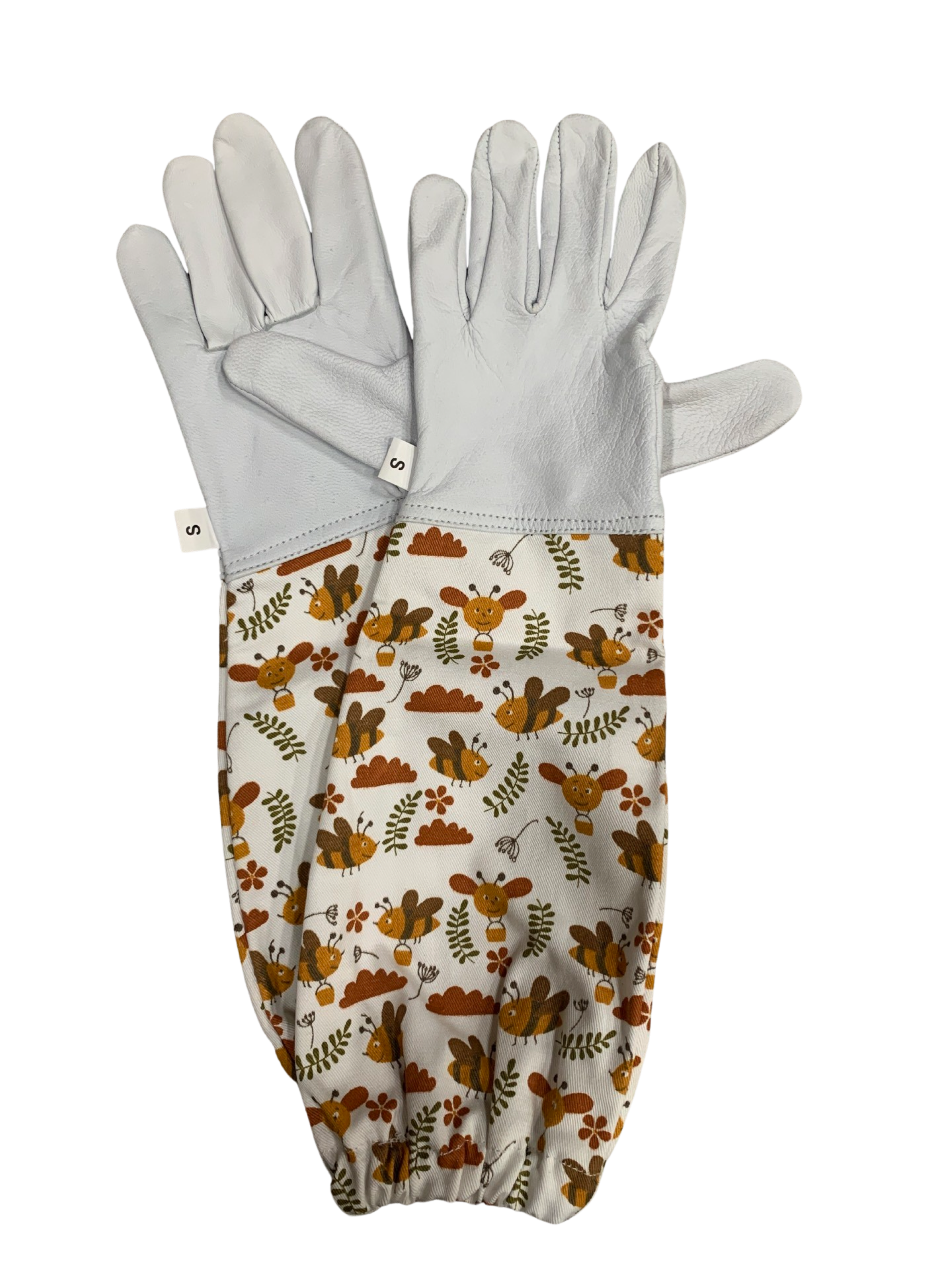 kids floral honey bee gloves