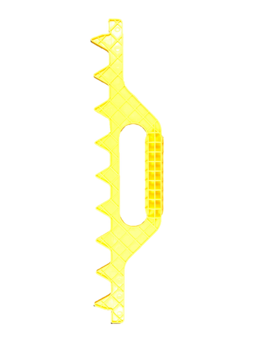 Yellow spacing tool.