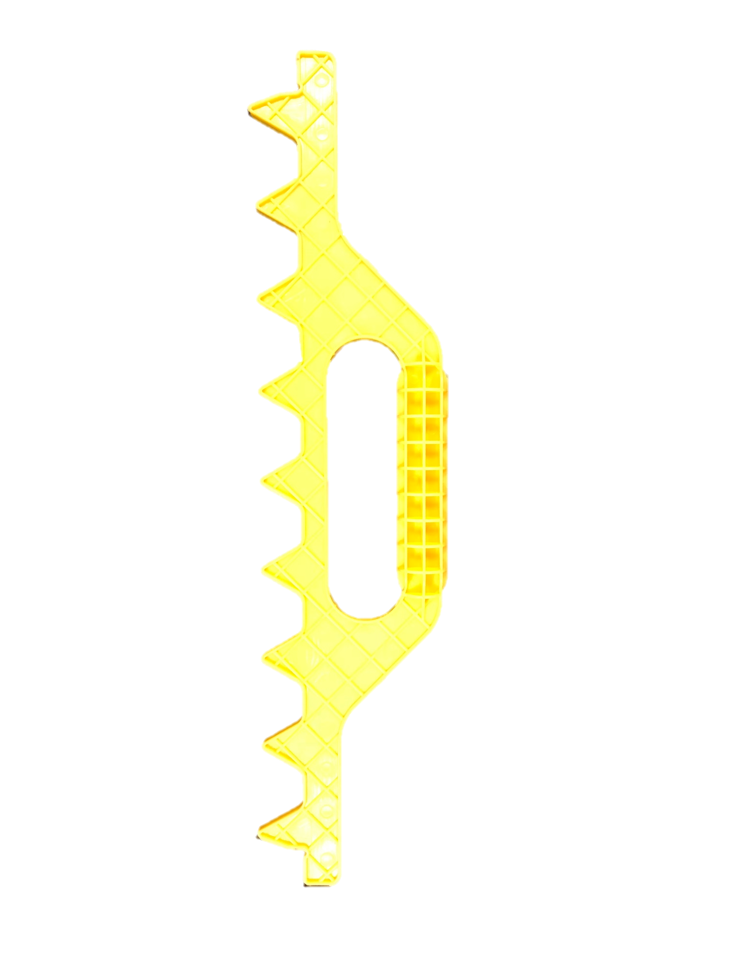 Yellow spacing tool.