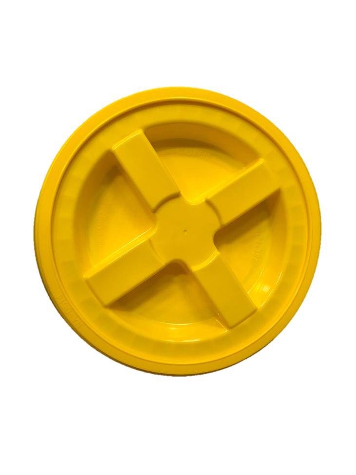 Airtight bucket lid.