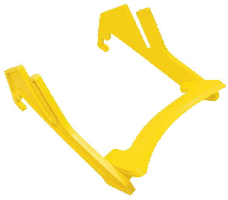 Plastic bucket bench.