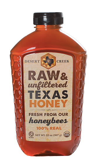 2 Pound Bottle of Honey in Plastic, 32 Ounces