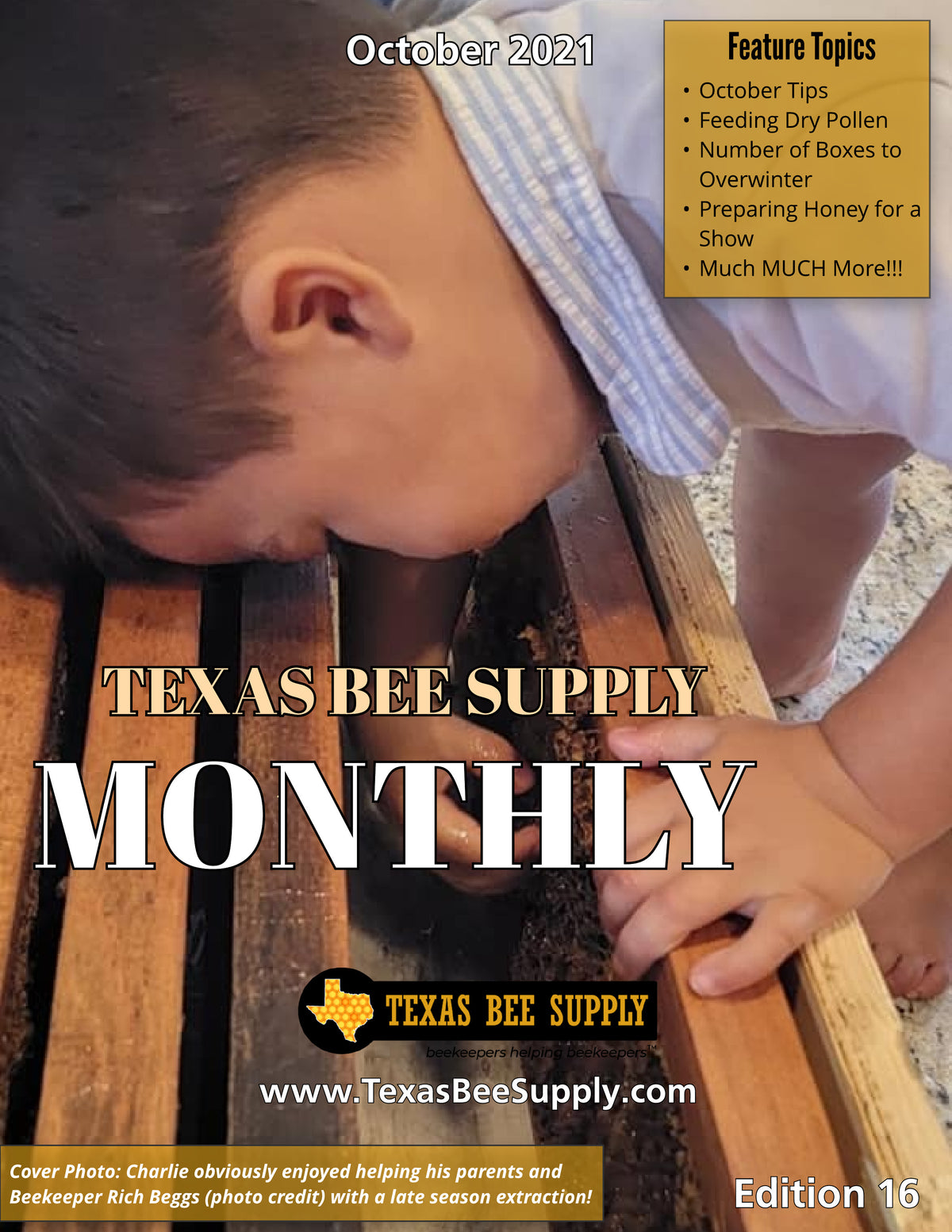 Texas Bee Supply Monthly October 2021 — The Bee Supply
