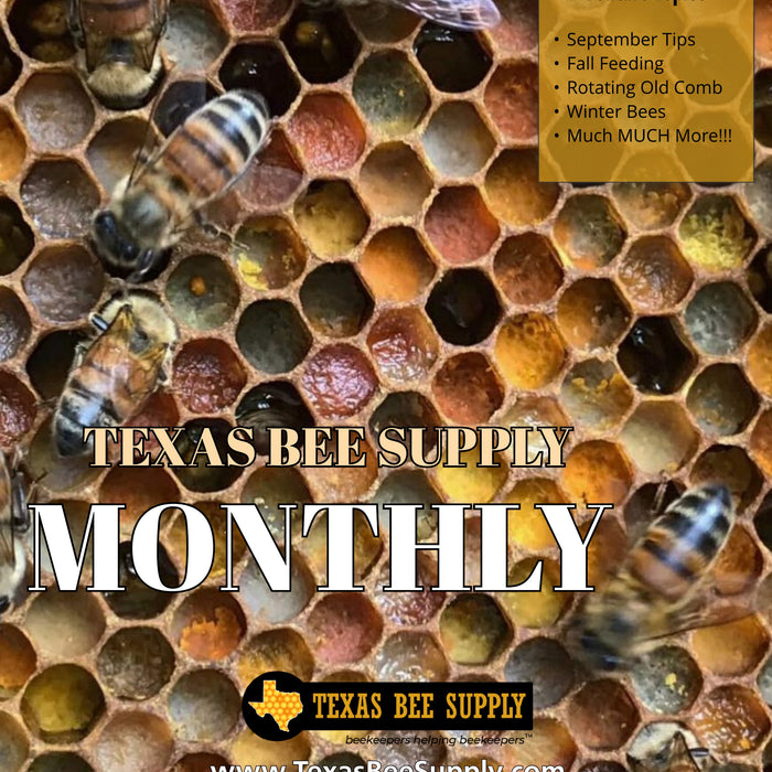 Texas Bee Supply Monthly - September 2021