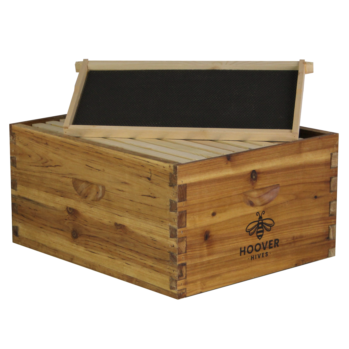 Wax-Coated 10 Frame Beehive - (1)Deep & (1)Medium