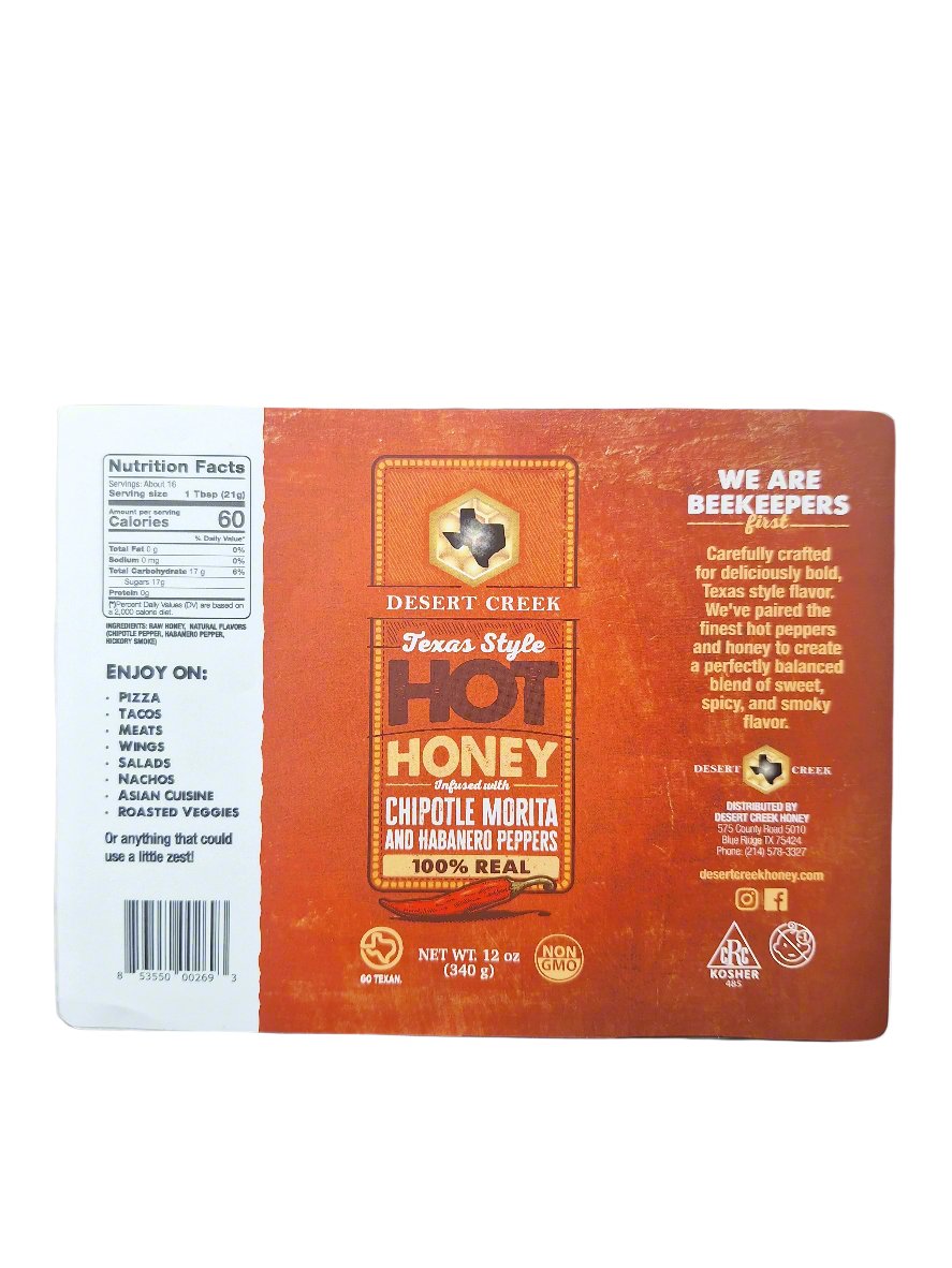 Texas Style Hot Honey 12 oz