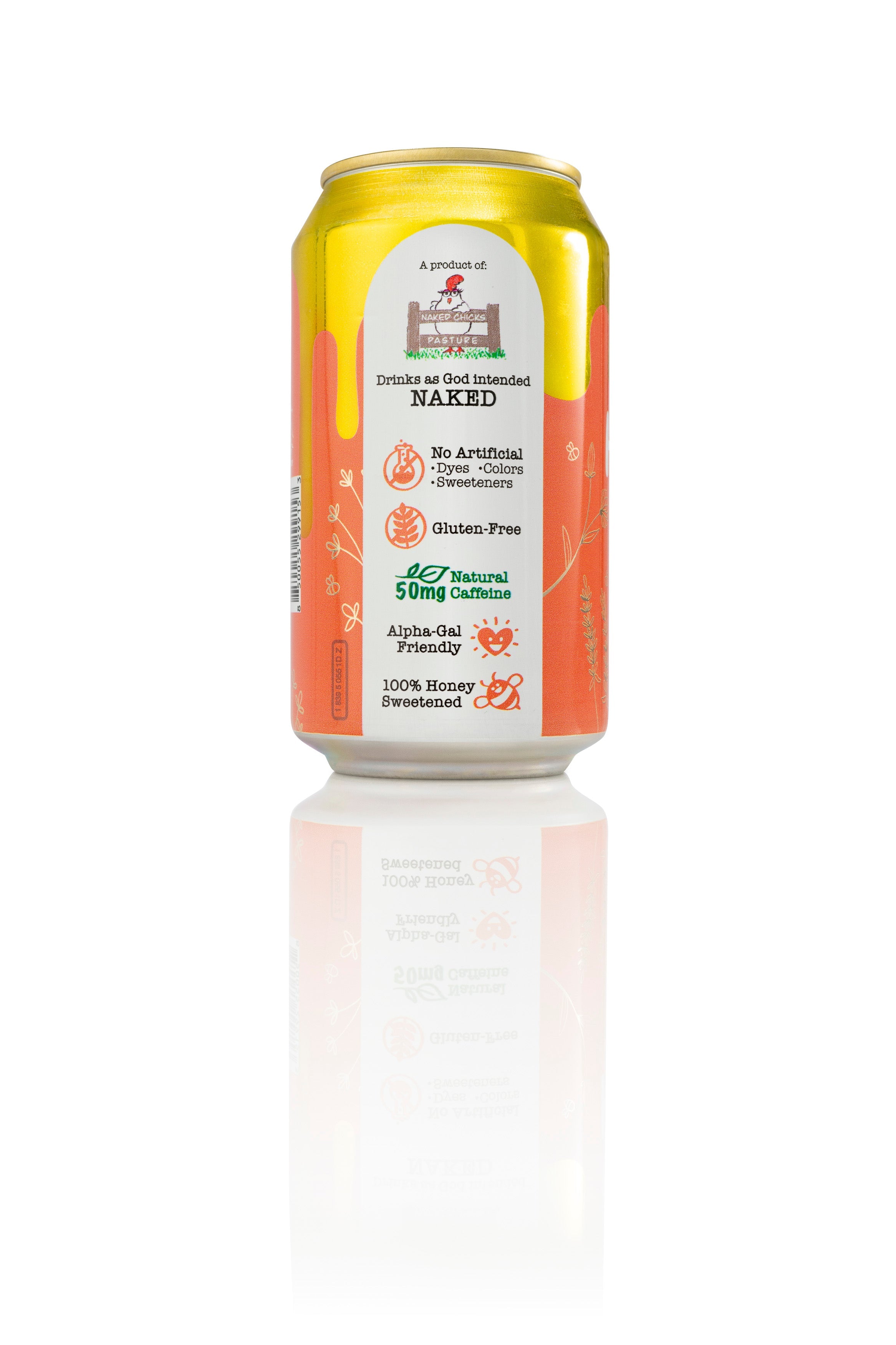 Sparkling Honey Sweetened Peach Tea Case