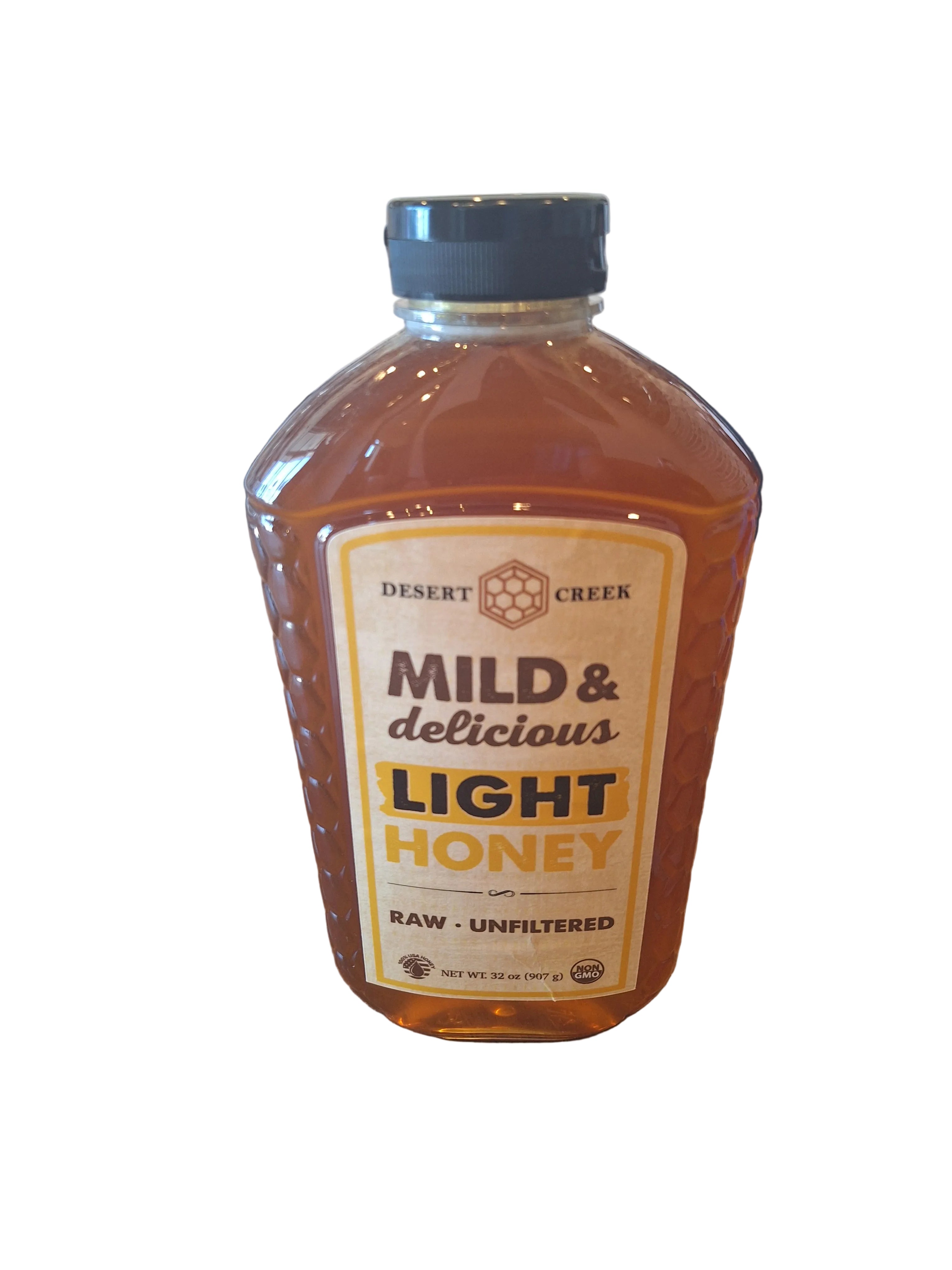 2 lb Bottle Light and Mild Honey (Plastic) 32 oz