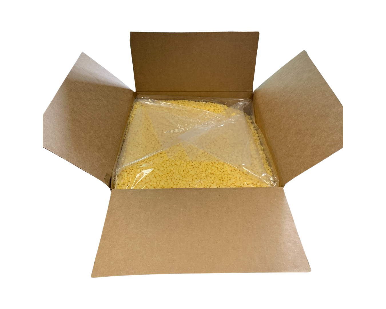 100% Pure  Beeswax Pearls - Yellow - 25 lb