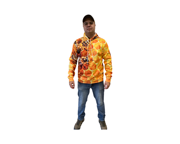 Bold Graphic Bee Hoodie — The Bee Supply