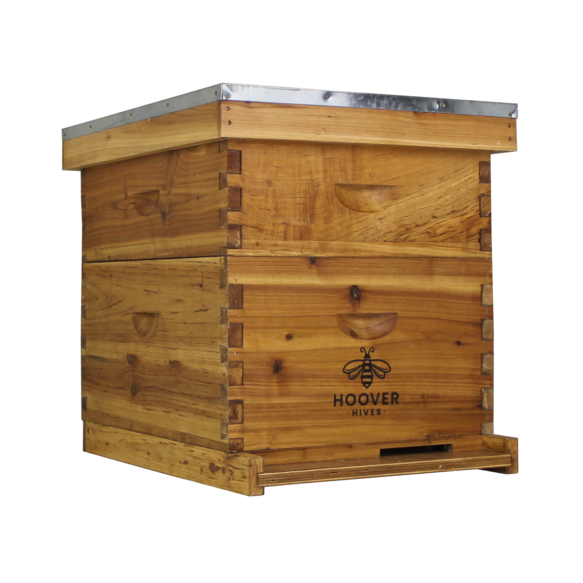 Wax-Coated 10 Frame Beehive - (1)Deep & (1)Medium