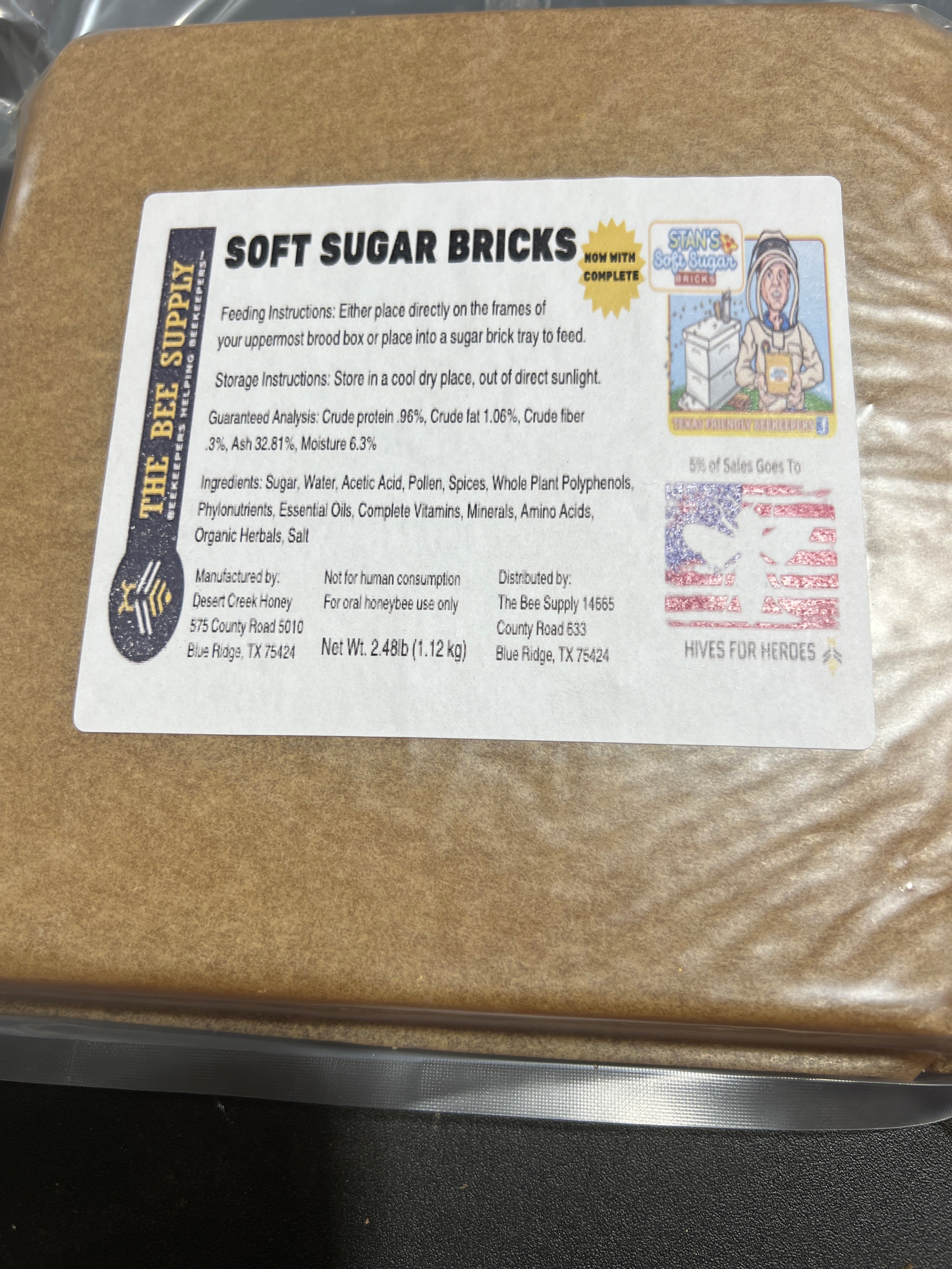 Stan's Soft Sugar Brick with Complete