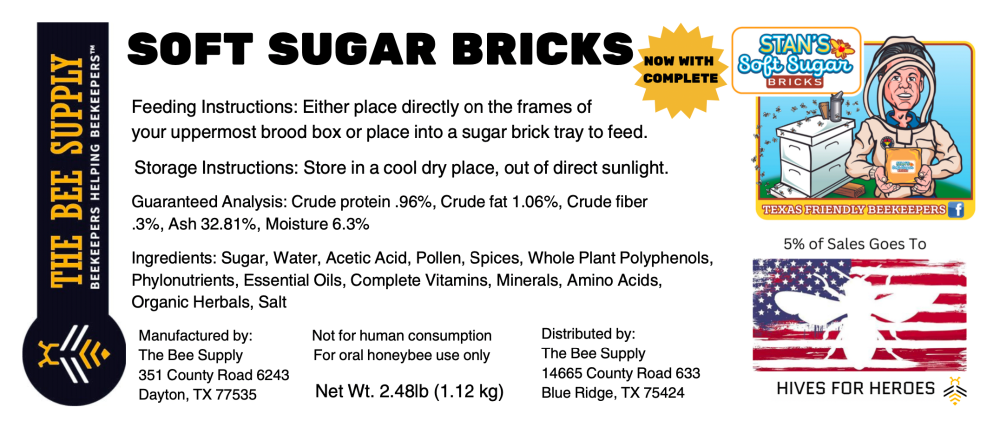 Stan's Soft Sugar Brick with Complete