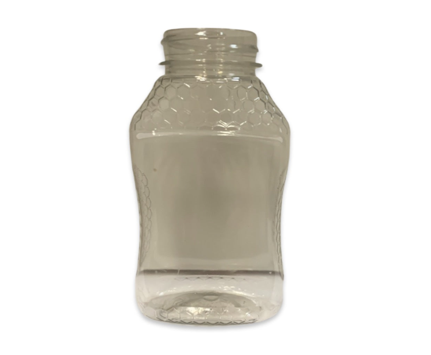 8 oz. Hourglass Embossed Plastic Bottles 575 pk