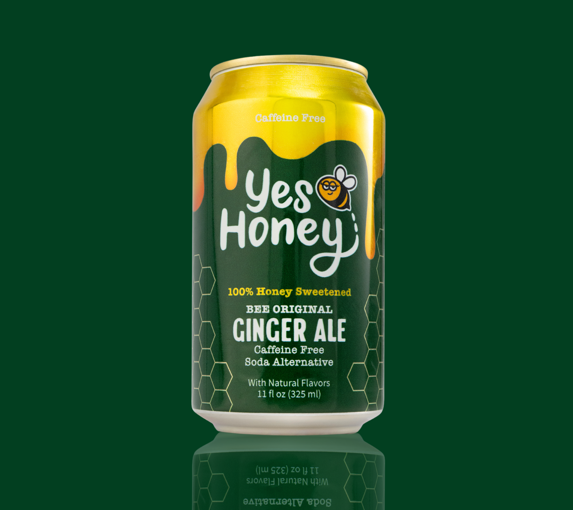 Sparkling Honey Sweetened Ginger Ale Soda Case