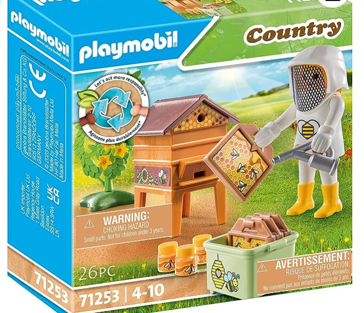 Playmobil Beekeeper Set Toy Round Rock