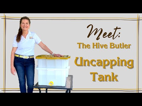 Hive butler uncapping tank.