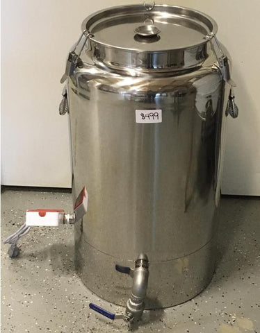 20 gallon Stainless Heated Honey Tank