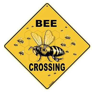 Bee crossing sign.
