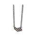 Silver honeycomb necklace with intricate design (J0004)