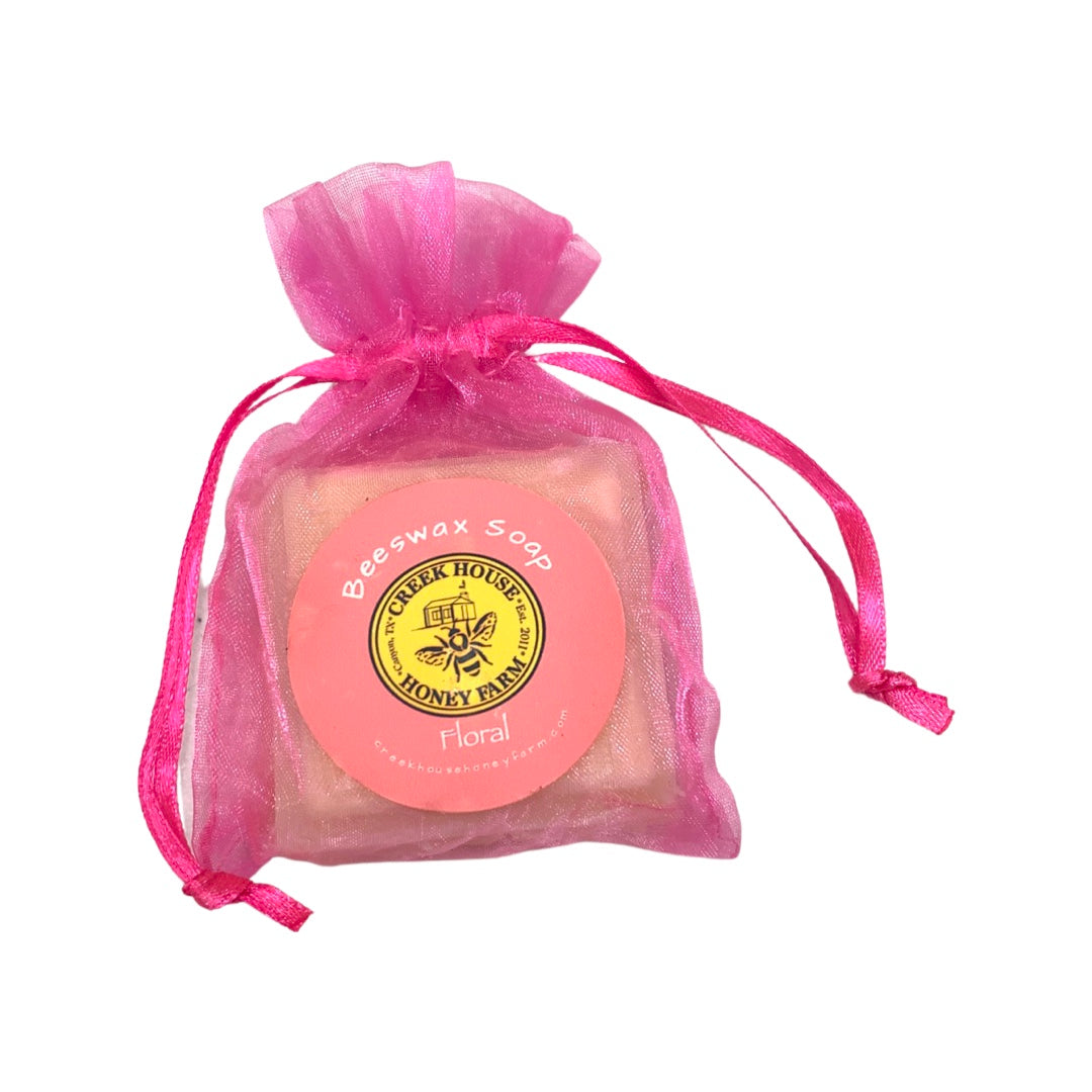 Floral bee soap 15 oz.