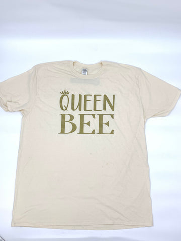 Queen Bee Gold Letters