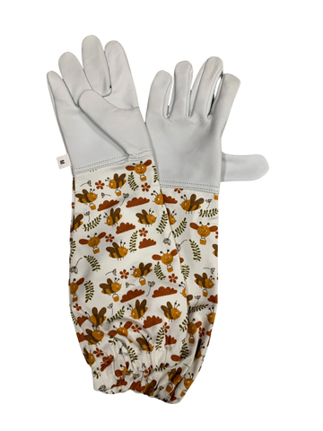 Kids Floral Honey Bee Gloves