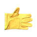 cowhide glove with reinforced full thumb palm and regular sleeve
