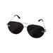 Women's Aviator Style Sunglasses with Gold Bee Embellishment