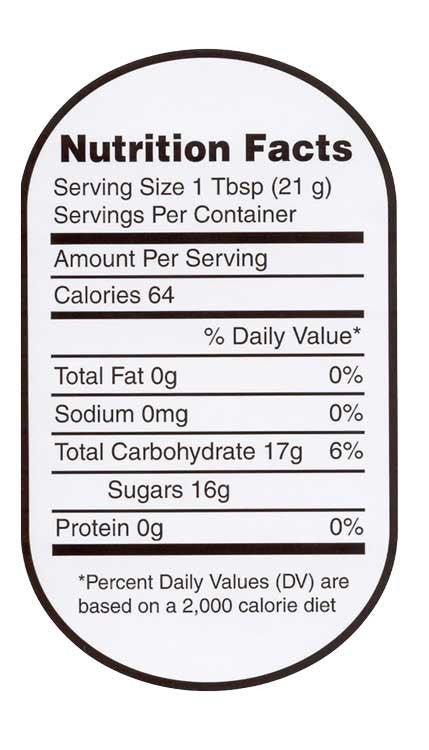 Nutrition Labels Large 250 roll