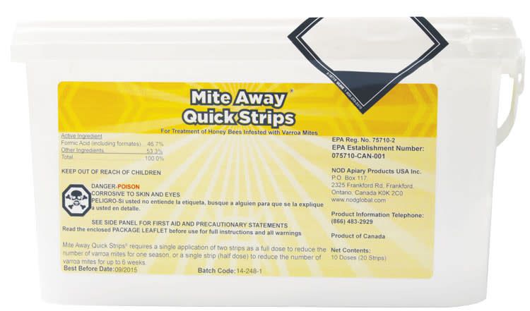 Mite Away Strips (10 Treatments) DC