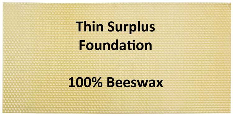 Medium Cut Comb Honey Foundation 10 sheets