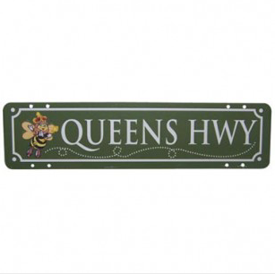 Queens Highway Sign - The Royal Route to Majestic Destinations