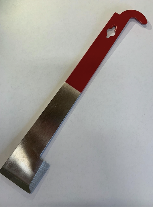 Red Stainless Steel Hive Tool
